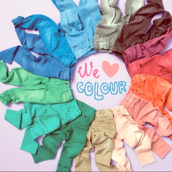 Cotton On Kids We love color Jeans Sz 4 - Picture 2 of 5